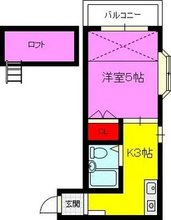 ニューライフミシマ【301号室】の間取り