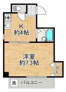 セジュール岡田【305号室】の間取り