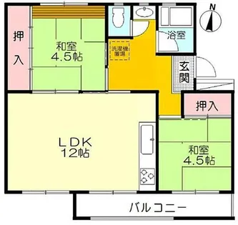 藤山台団地特別分譲住宅117棟【406号室】の間取り