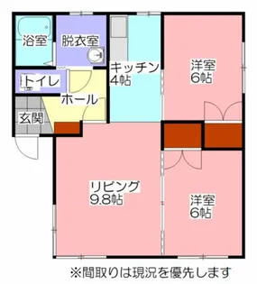 シャンホーム【102号室】の間取り