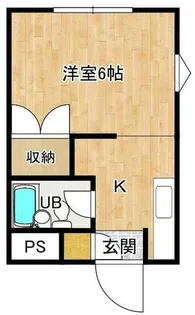 大阪府東大阪市大蓮東2丁目【アパート】の間取り