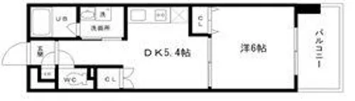 KDX宝塚レジデンス【203号室】の間取り
