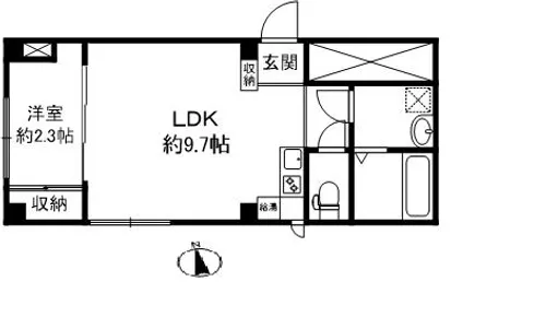 奈良県奈良市大宮町4丁目【マンション】の間取り
