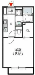 兵庫県川西市笹部1丁目【アパート】の間取り