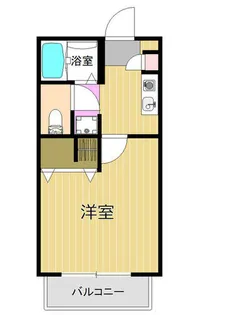 アネックス西新【102号室】の間取り