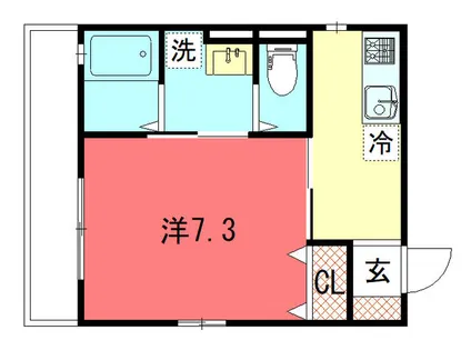 ARROZ御所北【101号室】の間取り