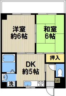 ソレーユ青山【203号室】の間取り