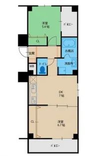 グランメゾン大美野【3階】の間取り