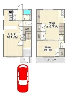 大阪府枚方市禁野本町1丁目【一戸建】の間取り