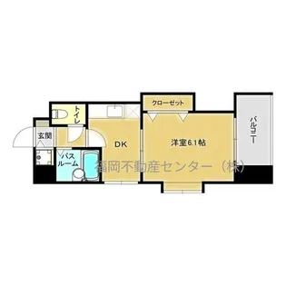 福岡県福岡市博多区博多駅南2丁目【マンション】の間取り