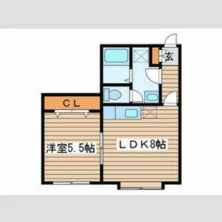 チェリーハウス【3階】の間取り