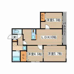 Etoile28【1階】の間取り