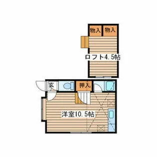 イースト ワン【3階】の間取り