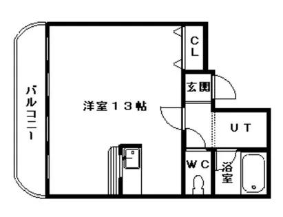 ファーストコートA【406号室】の間取り
