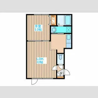 グランメール本郷通B【401号室】の間取り