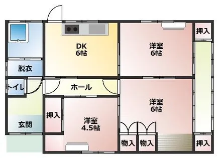 福岡県嘉穂郡桂川町大字土師【一戸建】の間取り