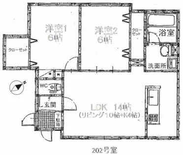 アフェクション【2階】の間取り