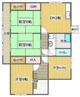 福岡県田川市大字伊加利【一戸建】の間取り