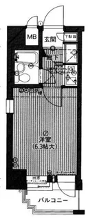 朝日プラザ博多Ⅴターミナルスクエア【2階】の間取り