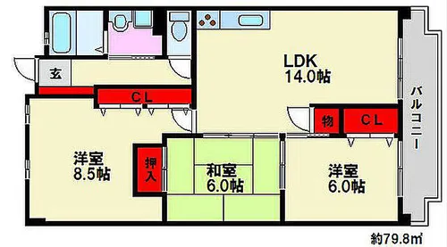 福岡県福岡市南区高木2丁目【マンション】の外観