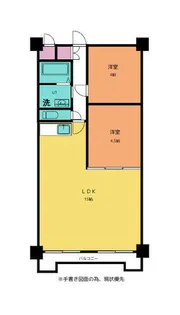 北海道札幌市豊平区平岸七条14丁目【マンション】の間取り