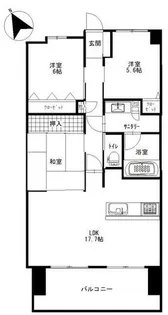 アルファステイツ野里【13階】の間取り