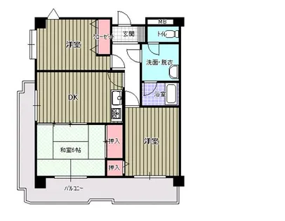 兵庫県明石市樽屋町【マンション】の間取り