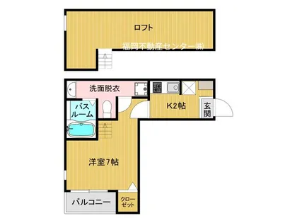 福岡県福岡市東区原田2丁目【アパート】の間取り