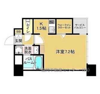 福岡県福岡市博多区築港本町【マンション】の間取り