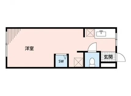 第二村山マンション【2階】の間取り
