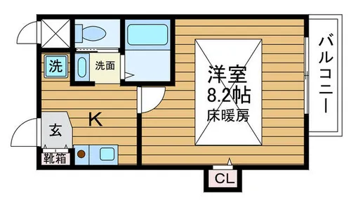 大阪府吹田市南正雀1丁目【マンション】の間取り