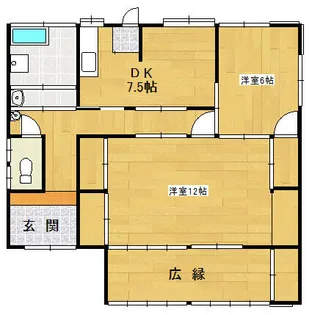 福岡県古賀市天神6丁目【一戸建】の間取り