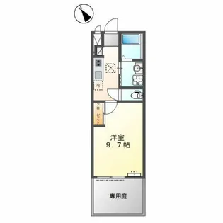 ハウス・グランシャリオ【1階】の間取り