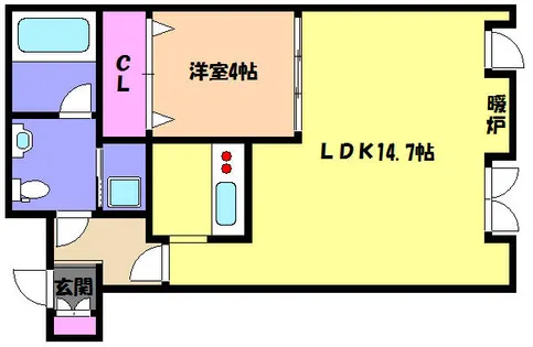 兵庫県神戸市東灘区住吉山手2丁目【マンション】の間取り