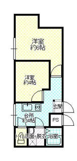 大阪府大阪市港区池島1丁目【マンション】の間取り