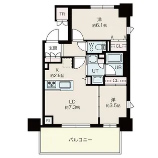 レーベン北大前 THE STILEA【904号室】の間取り