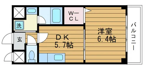 大阪府吹田市泉町3丁目【マンション】の間取り