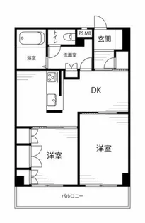 チサンマンション錦【7階】の間取り