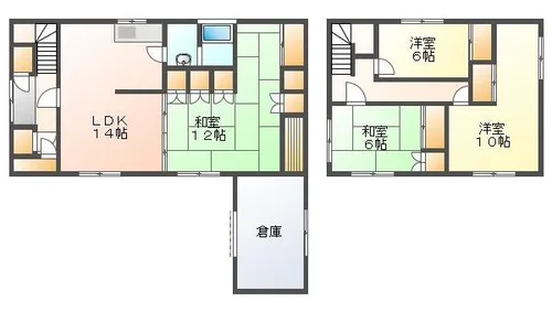 北海道余市郡余市町黒川町16丁目【一戸建】の間取り