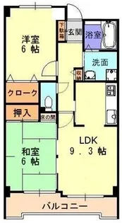 兵庫県芦屋市大原町【マンション】の間取り