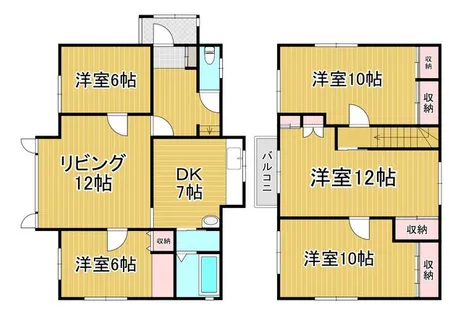 北海道恵庭市幸町1丁目【一戸建】の間取り