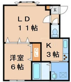 オーガニックOBARA【2階】の間取り