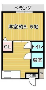 ロータリーマンション香里北之町【205号室】の間取り