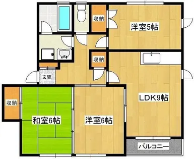 コーポひえだ 1【202号室】の間取り