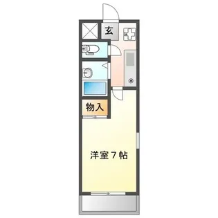 大阪府豊中市野田町【マンション】の間取り