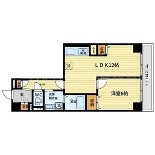 大阪府大阪市北区大淀南1丁目【マンション】の間取り