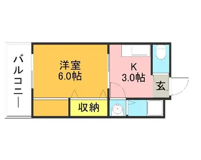 ドルフィン和白【0403号室】の間取り