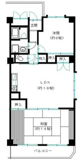 ルネ舞子【6階】の間取り