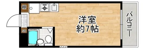 ロマネスク御影【211号室】の間取り