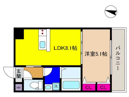 グランメール岡本【3階】の間取り